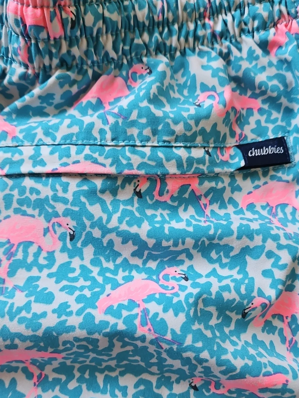 Chubbies Flamingos Boys Swim Shorts Youth Medium